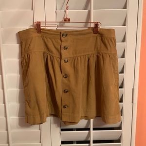american eagle corduroy skirt size 16